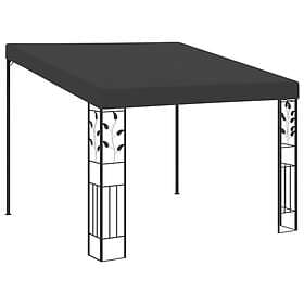 vidaXL Wall-mounted Pavilion 3x3m anthracite