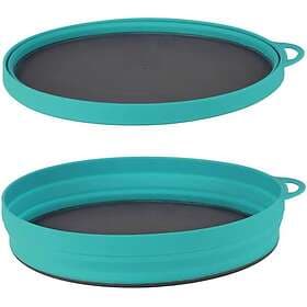 Lifeventure Ellipse Flexi Collapsible Plate Grönt
