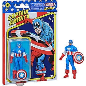 Marvel Legends The Retro 375 Collection Captain America 9.5cm Figure