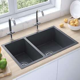 vidaXL 51562 (Black Stainless Steel)