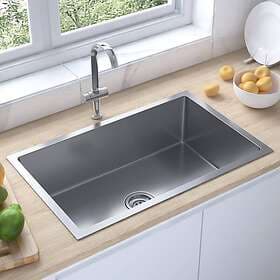 vidaXL 51516 Handmade Sink Stainless Steel