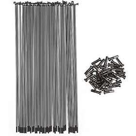 Spokes Bsd Butted 40 Units Svart 184 mm