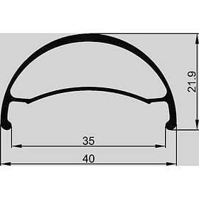 GTR Sl35 29´´ Cl Disc Tubeless Mtb Front Wheel Guld 15 x 110 mm