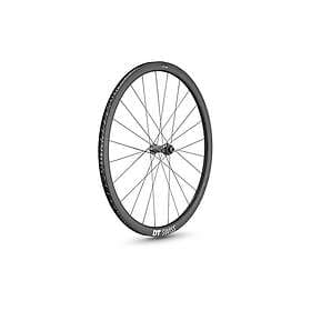 DT Swiss Prc 1400 Spline 35 Cl Disc Tubeless Road Front Wheel Svart 12 x 100 mm