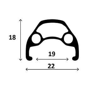 Taurus Rapida Disc 19 Mm Rim Silver 29´´ 36H