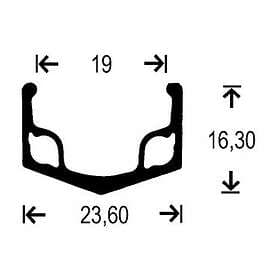 Gurpil 700c Aluminium Front Wheel Silver 9 x 100 mm