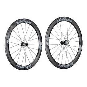 Vision Metron 55 Sl 6b Disc Road Wheel Set Silver 15 x 100 / 12 x 142 mm / Shima