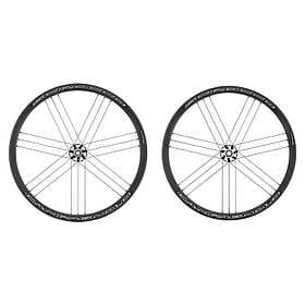 Campagnolo Scirocco Db Disc Tubular Road Wheel Set Svart 9 x 100 / 10 x 135 mm /