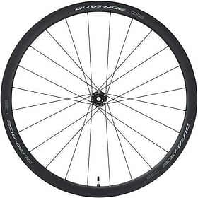 Shimano Dura Ace R9270 C36 Cl Disc Carbon Tubular Road Front Wheel Svart 12 x 10