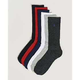 Ralph Lauren Polo Cotton Crew Socks 6-Pack (Men's)