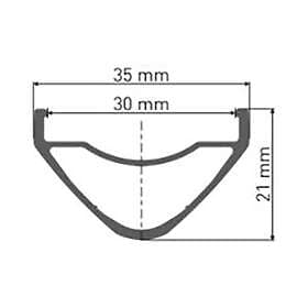DT Swiss Ex 511 Disc Svart 650B 27.5´´ 2