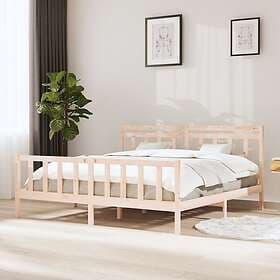 vidaXL Bed Frame massivt trä 200x200 cm 3100978