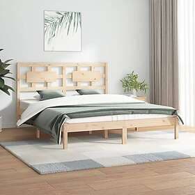 vidaXL Bed Frame massivt trä 200x200 cm 3107373