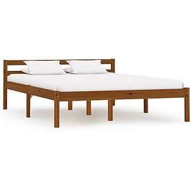 vidaXL Bed Frame honungsbrun massiv furu 120x200 cm 283210
