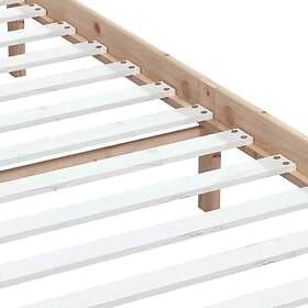 vidaXL Bed Frame massivt trä 200x200 cm 3100609