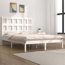 vidaXL Bed Frame vit massiv furu 200x200 cm 3104499