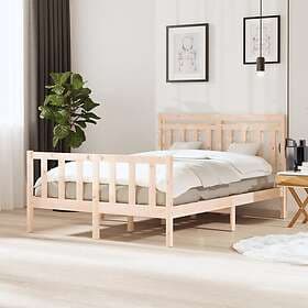 vidaXL Bed Frame massivt trä 140x190 cm 3100699