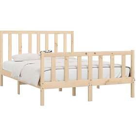 vidaXL Bed Frame massivt trä 140x200 cm 3106833