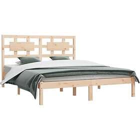 vidaXL Bed Frame massiv furu 120x200 cm 3107348