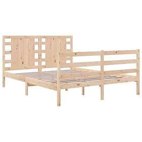 vidaXL Bed Frame massiv furu 120x190 cm 3104253