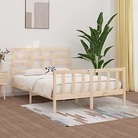 vidaXL Bed Frame solid pine 140x200 cm