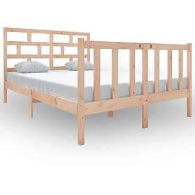 vidaXL Bed Frame massiv furu 140x190 cm 3101328