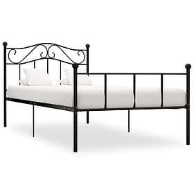 vidaXL Bed Frame svart metall 90x200 cm 284523