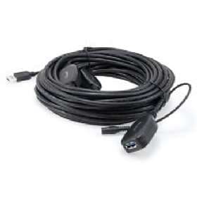 Equip 133348 USB-kabel 15 m USB 3.2 Gen 1 (3.1 Gen 1) USB A Sort