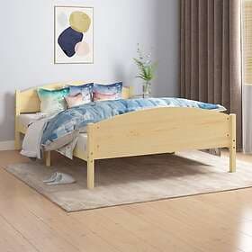 vidaXL Bed Frame massiv furu 160x200 cm 322030