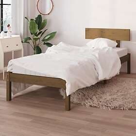 vidaXL Bed Frame honungsbrun massiv furu 90x190 cm 810115