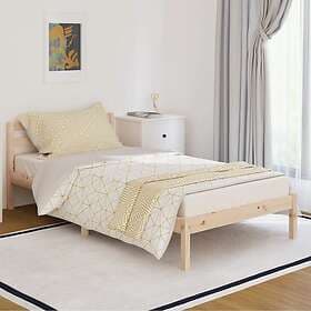 vidaXL Bed Frame massiv furu 100x200 cm 810420