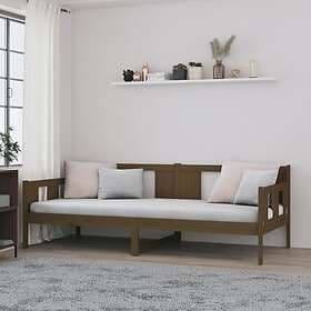 vidaXL Dagbädd honungsbrun massiv furu 90x190 cm 820280