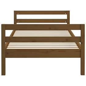 vidaXL Dagbädd honungsbrun 75x190 cm massiv furu 821642