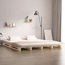 vidaXL Pallsäng 140x190 cm massiv furu 821437