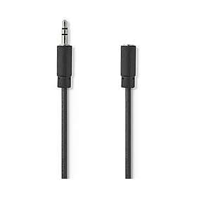 Nedis 3.5 mm Hane 3.5 mm Hona 5 m Svart