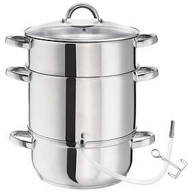 TecTake AISI 430 Food and Juice Extractor Steaming Juicer Ø26cm