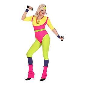 Widmann 80-tals Aerobics Instruktör Maskeraddräkt X-Small