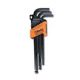 Beta Utensili Ball Tip Exagonal Wrench 9 Pieces Svart 1.16 mm