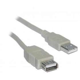 Cables Direct USB A - USB A M-F 2.0 0.5m