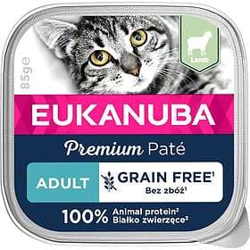 Eukanuba Grain Free Adult Lamb Paté Mono Kattfoder 12 x 85g