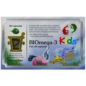 Pharma Nord BIOmega-3 Kids Fish Oil 1000mg 80 Capsules