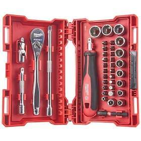 Milwaukee 4932479096 Spärrskaft 1/4", with hyls- & bitssats