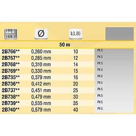 Tubertini Sf+phantom 50 M Fluorocarbon Durchsichtig 0.379 mm