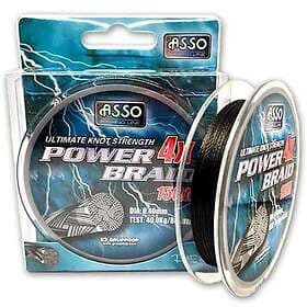 ASSO Power 4x 150 M Braided Line Durchsichtig 0.100 mm