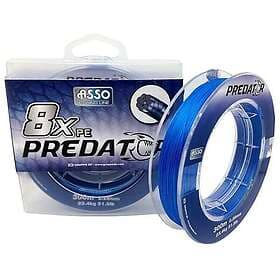 ASSO Pe Predator 8x 300 M Braided Line Durchsichtig 0.160 mm