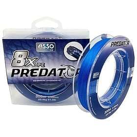 ASSO Pe Predator 8x 300 M Braided Line Durchsichtig 0.400 mm