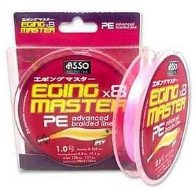 ASSO 8x Eging Master 120 M Braided Line Durchsichtig 0.128 mm