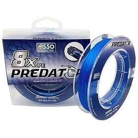 ASSO Pe Predator 8x 300 M Braided Line Durchsichtig 0.180 mm