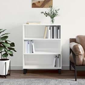 vidaXL End Table White 69.5x32.5x90 cm