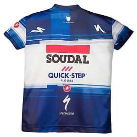 Castelli Soudal Quick-step 2023 Short Sleeve Jersey Blå 12 Years Pojke
